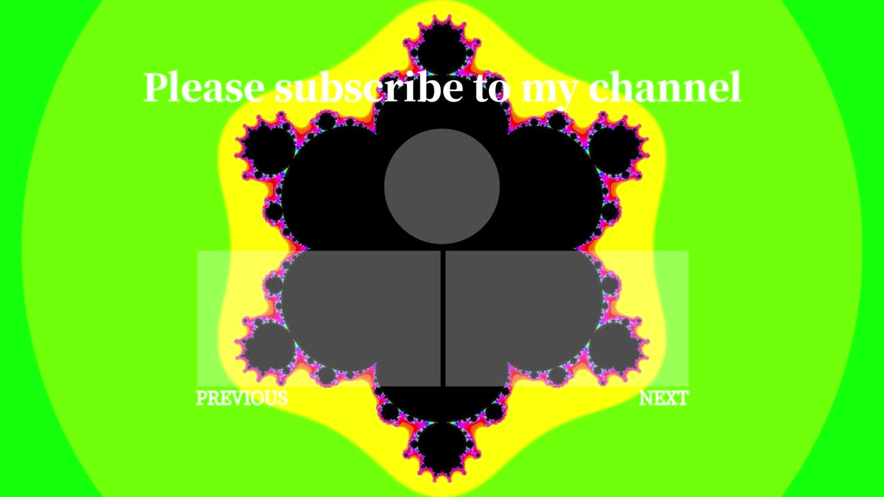 사이키델릭 플래시 엔드 카드 엔딩 스크린 모션 그래픽