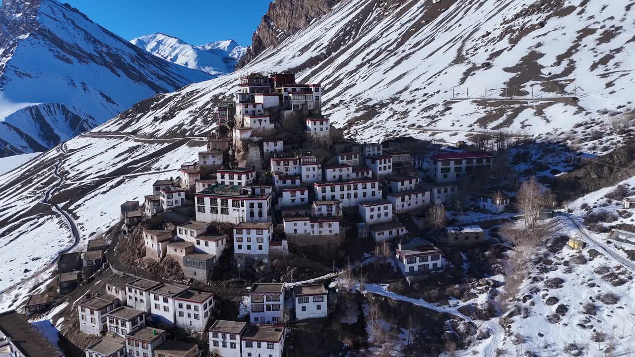 Spiti Valley Monastery in Winter
