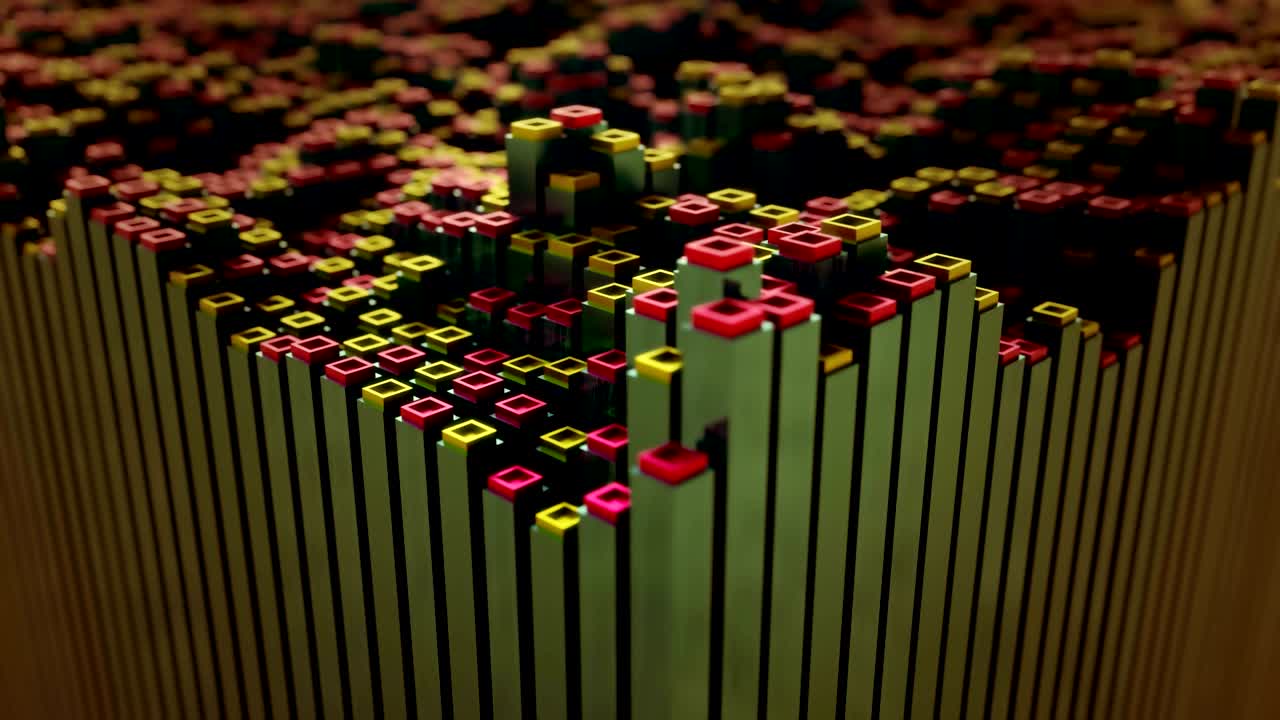 4K Abstract Machine Learning Concept.