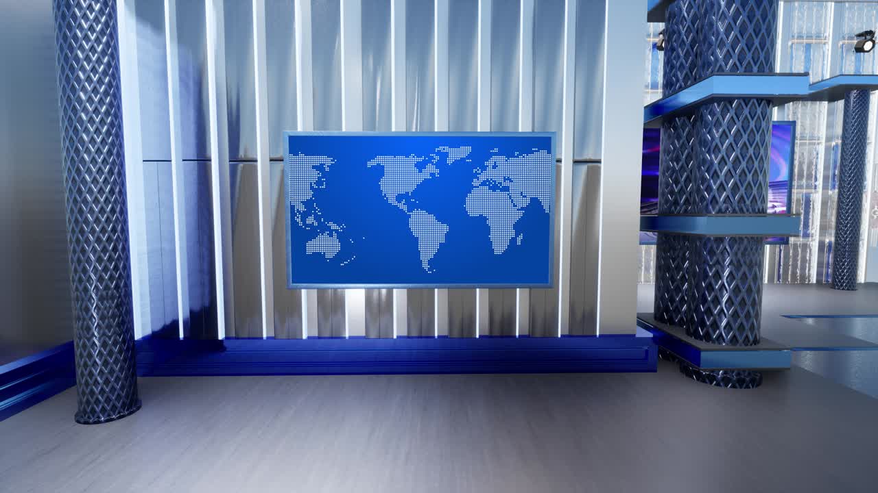 Noticias del estudio de televisión virtual 3D