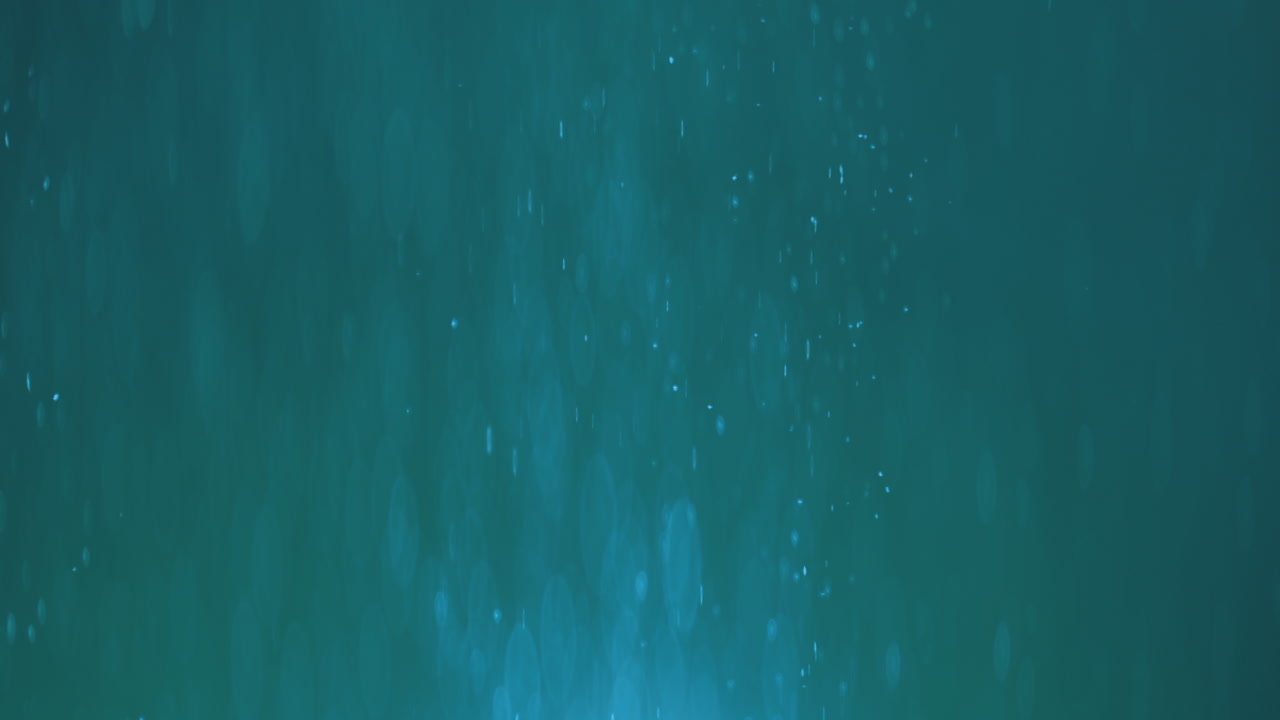 Teal Abstract Background with Particles