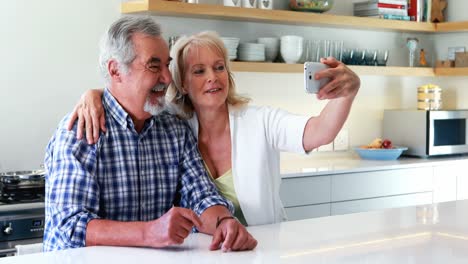 Pareja-Mayor-Tomando-Una-Selfie