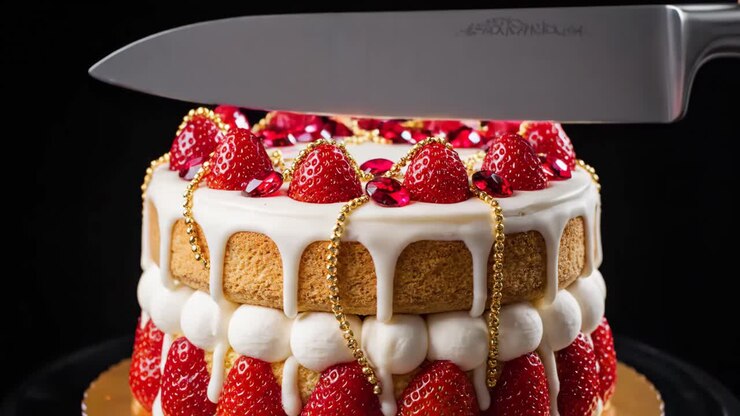 Luxurious Strawberry Cake