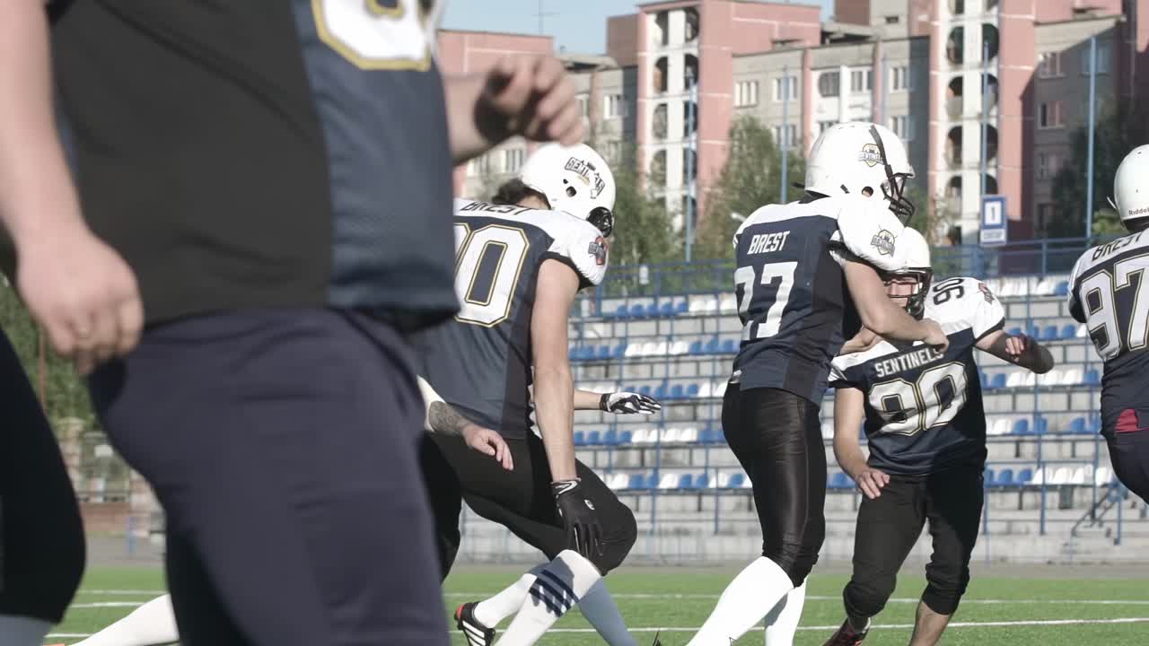 Ripresa in movimento per un calciatore