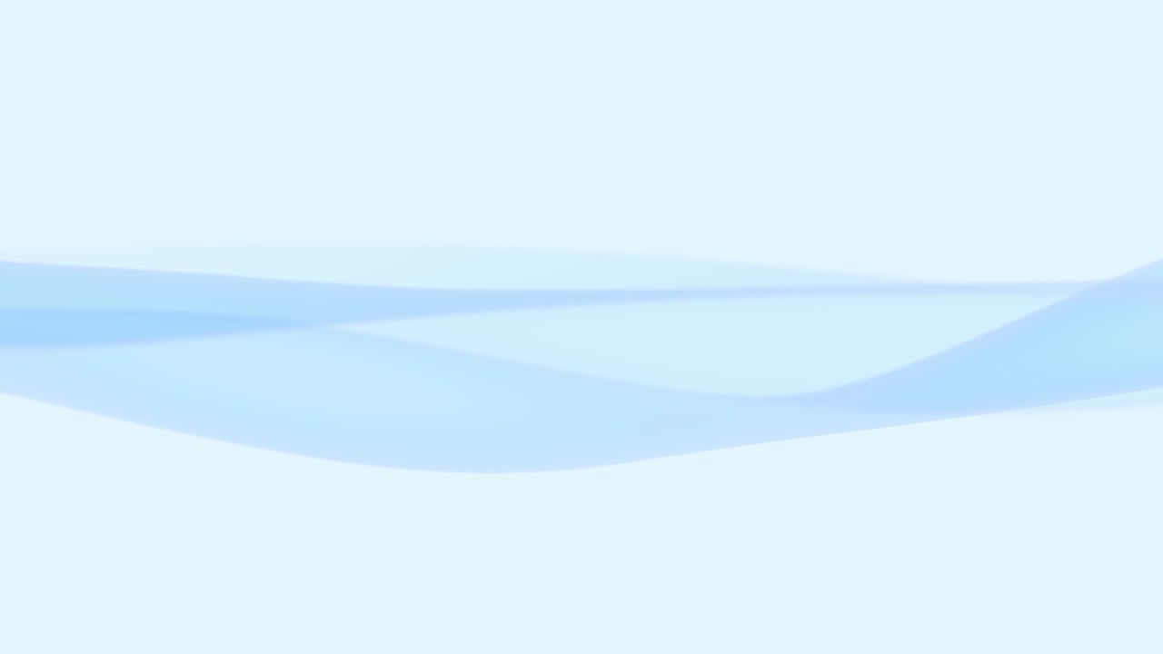 Blue abstract wavy shape moving slowly