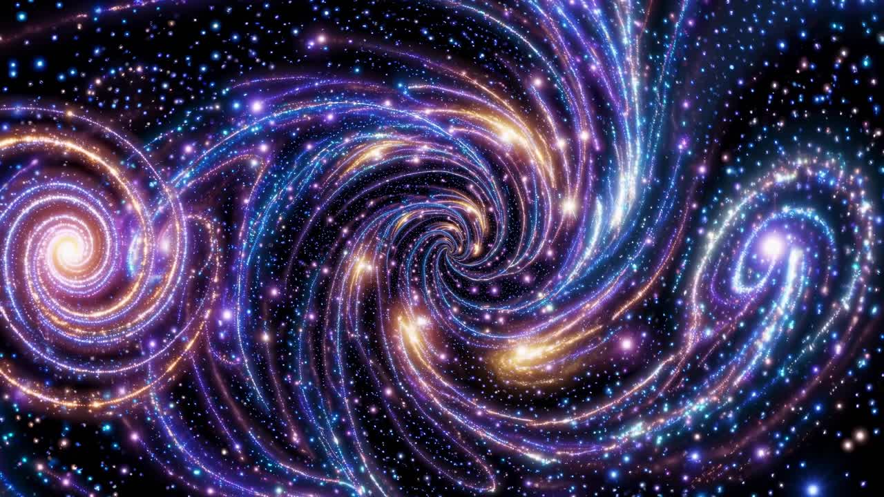 A mesmerizing cosmic spiral galaxy illustration
