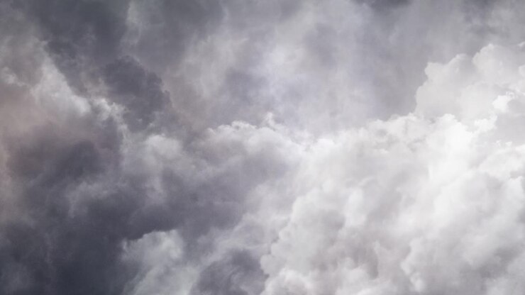 view of Lightning, thunder cloud dark cloudy