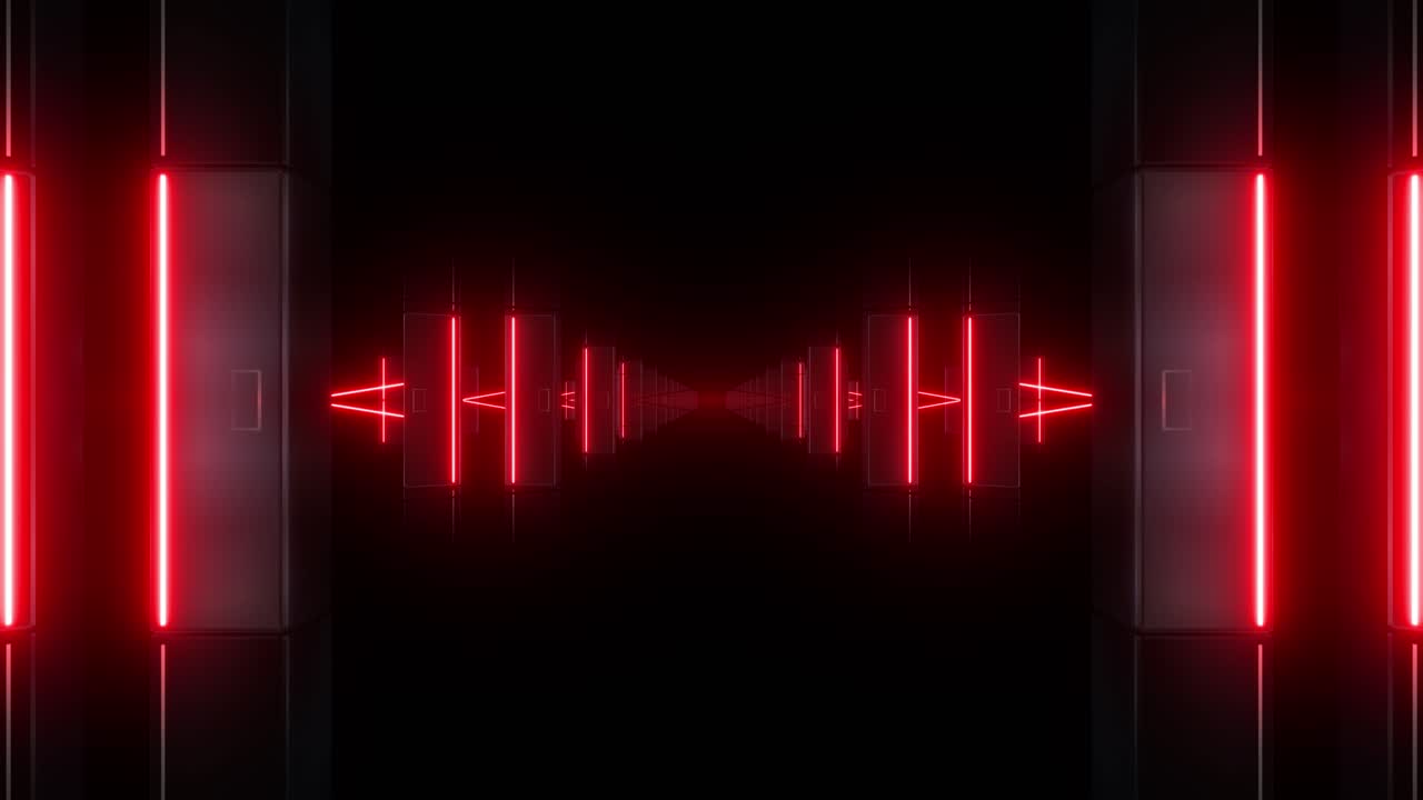 Neon Red Tunnel