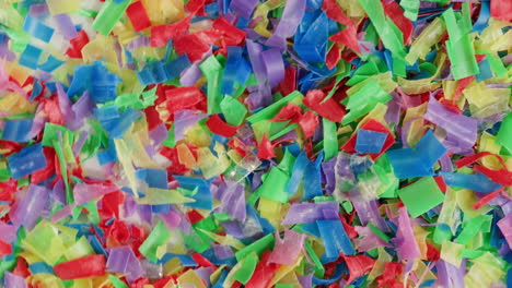 recycled plastic pieces