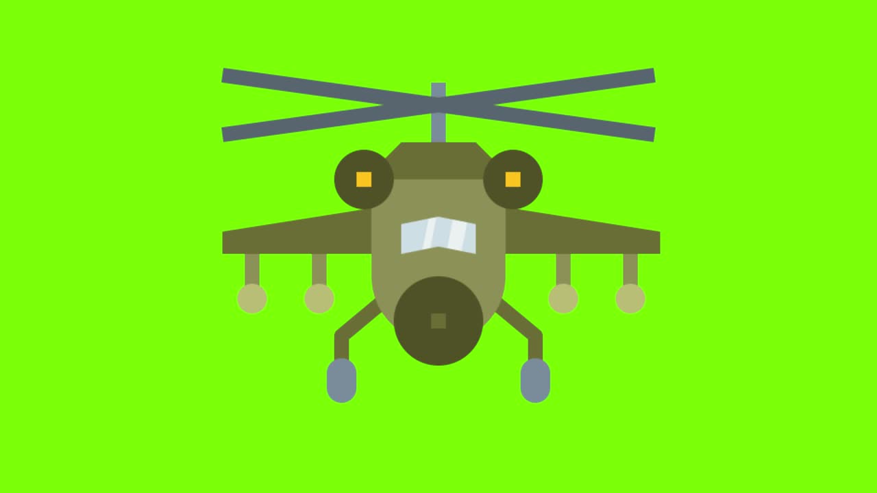 green screen , Copter, Helicopter, high quality