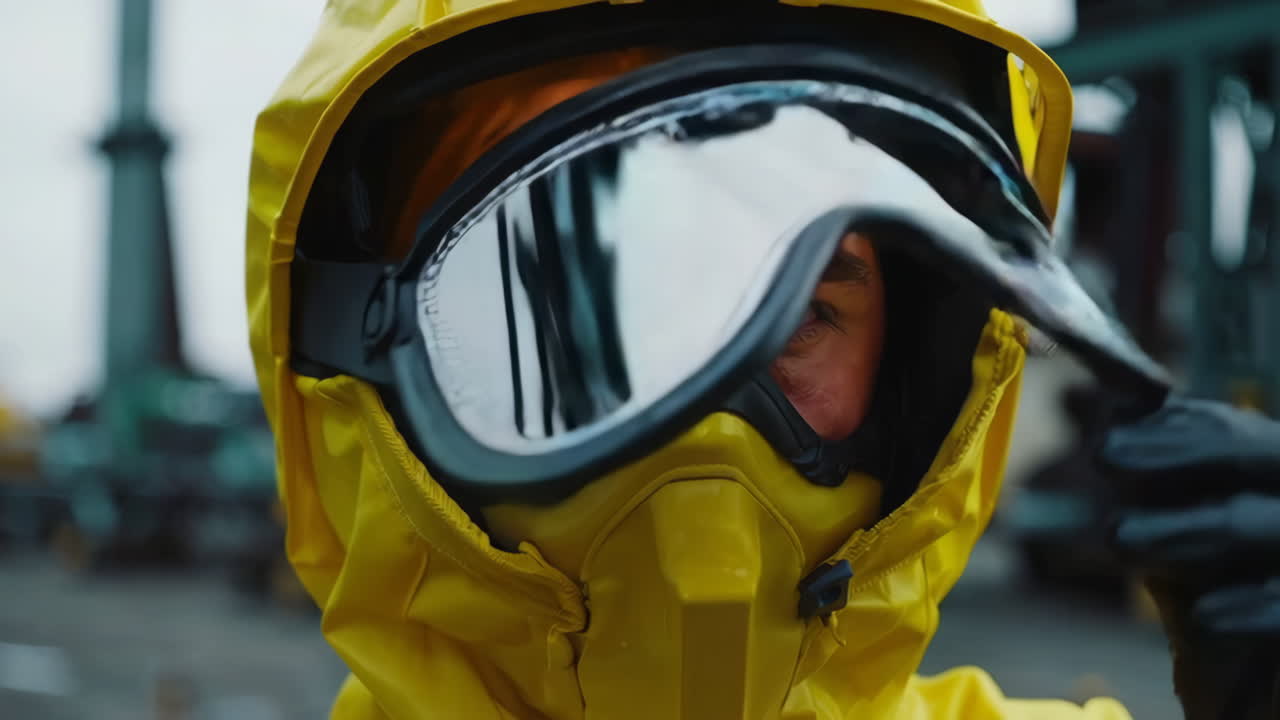 Person in Hazmat Suit