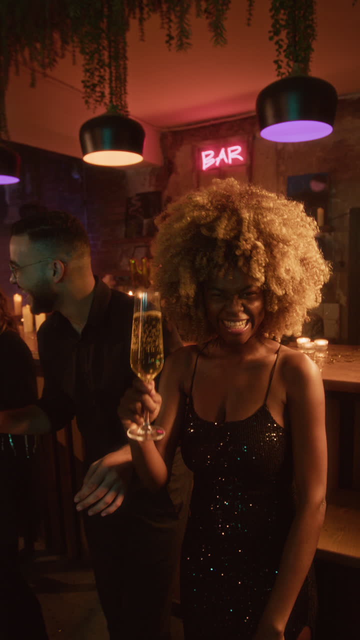 People celebrating and having fun at a party