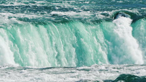the flow of water in niagara falls is an amazing sight of nature