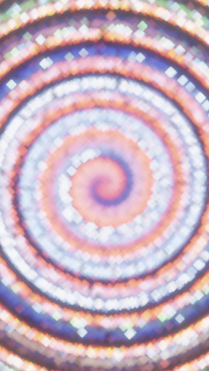Abstract Circular Pattern with Bokeh