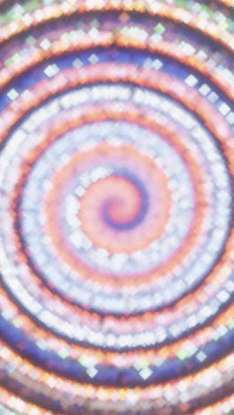 abstract circular pattern with bokeh