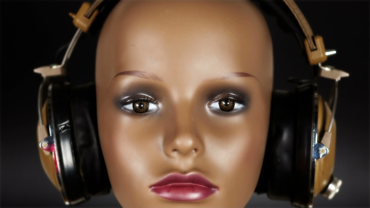 modelo en auriculares 07