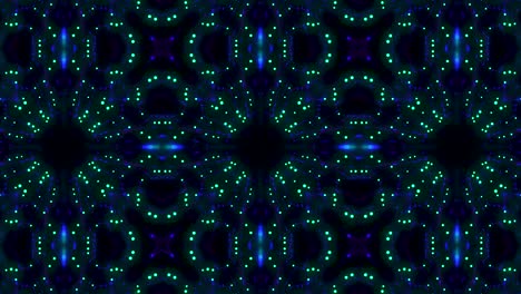 kaleidoscopio en movimiento. gráficos en movimiento de 4k