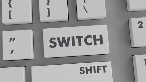 SWITCH-BUTTON-PRESSING-ON-KEYBOARD