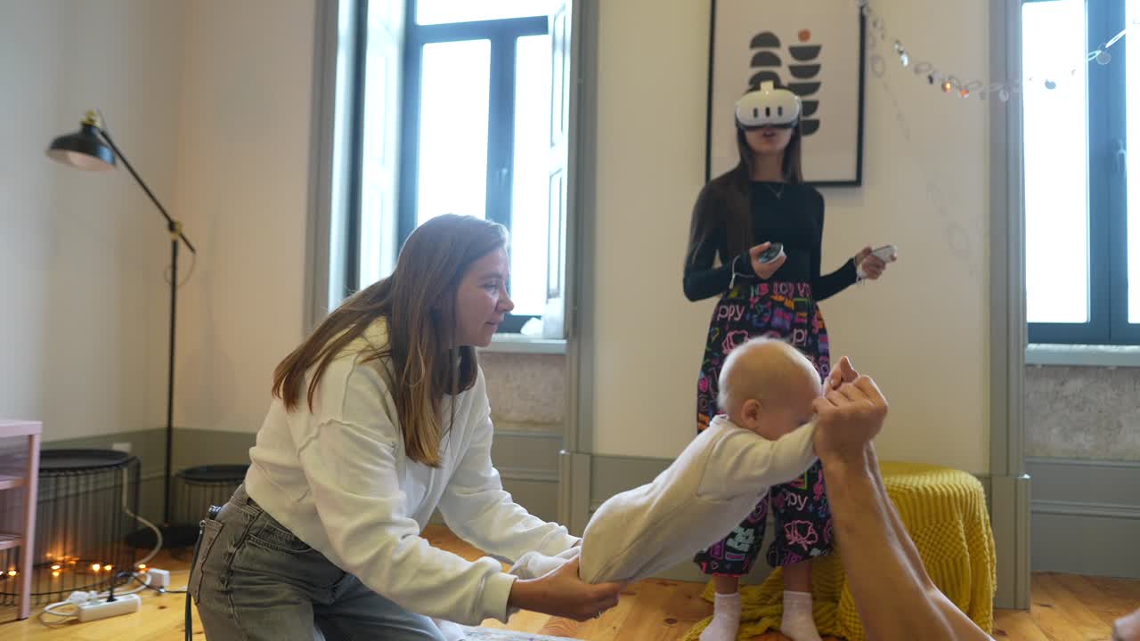 vr과 함께 가족 재미