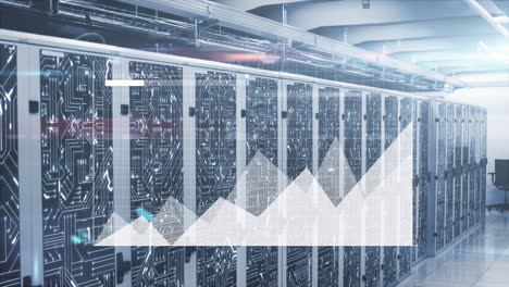 Animation-of-data-processing-over-computer-servers