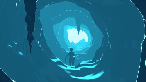 3d-cave-animation-flat-style