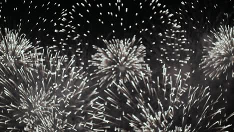 Fireworks shot during cannes pyrotechnic festival