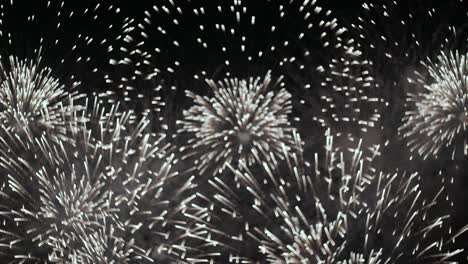 fireworks shot during cannes pyrotechnic festival