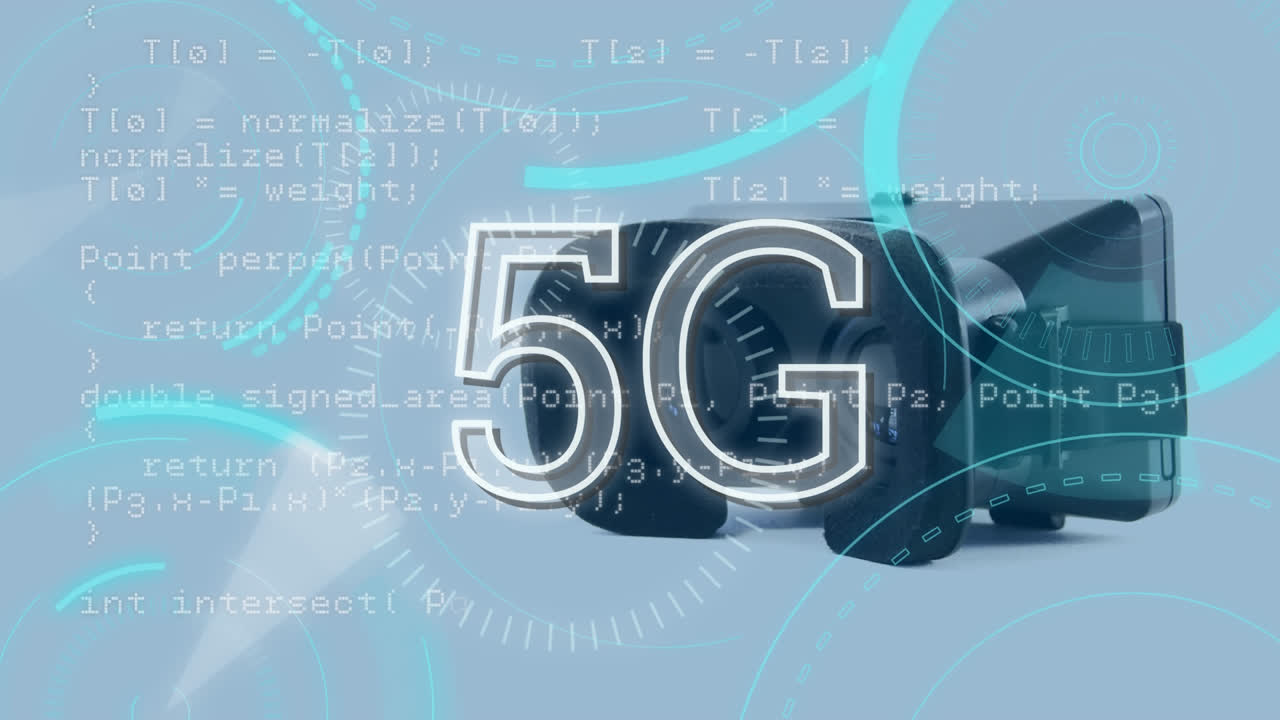 5g 속도의 가상 현실 헤드 ⁇