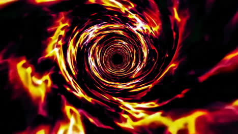 fiery vortex tunnel