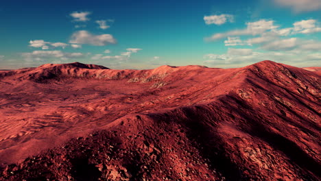 puesta de sol sobre las dunas de arena en el desierto