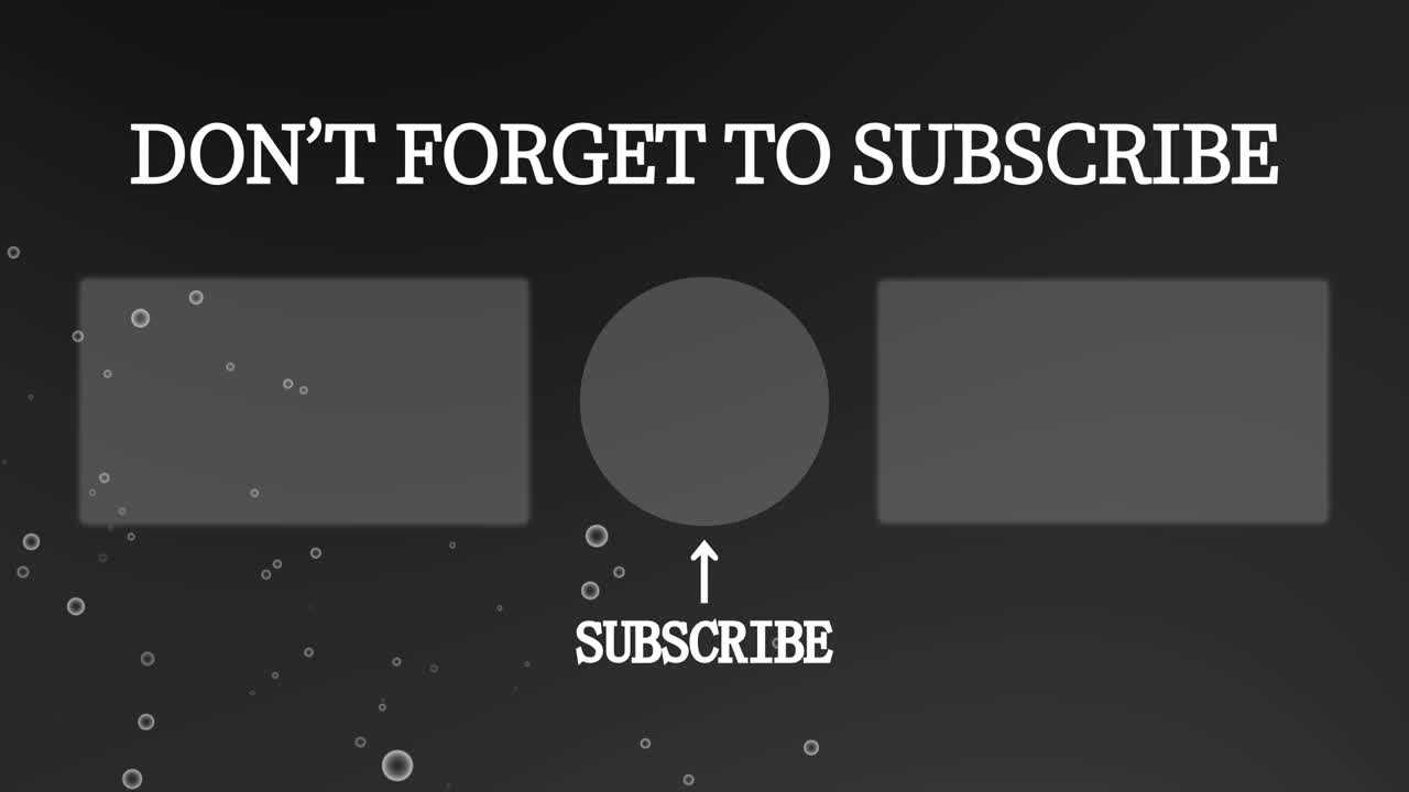 gráficos de movimiento de las burbujas de gradación de partículas de la tarjeta de extremo