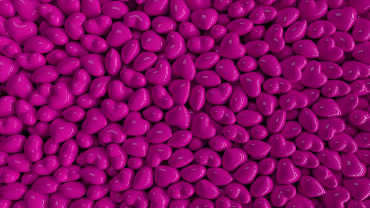 분홍색 심장 패턴 배경