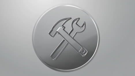 hammer and wrench icon