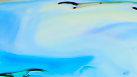 abstract blue and white liquid colors