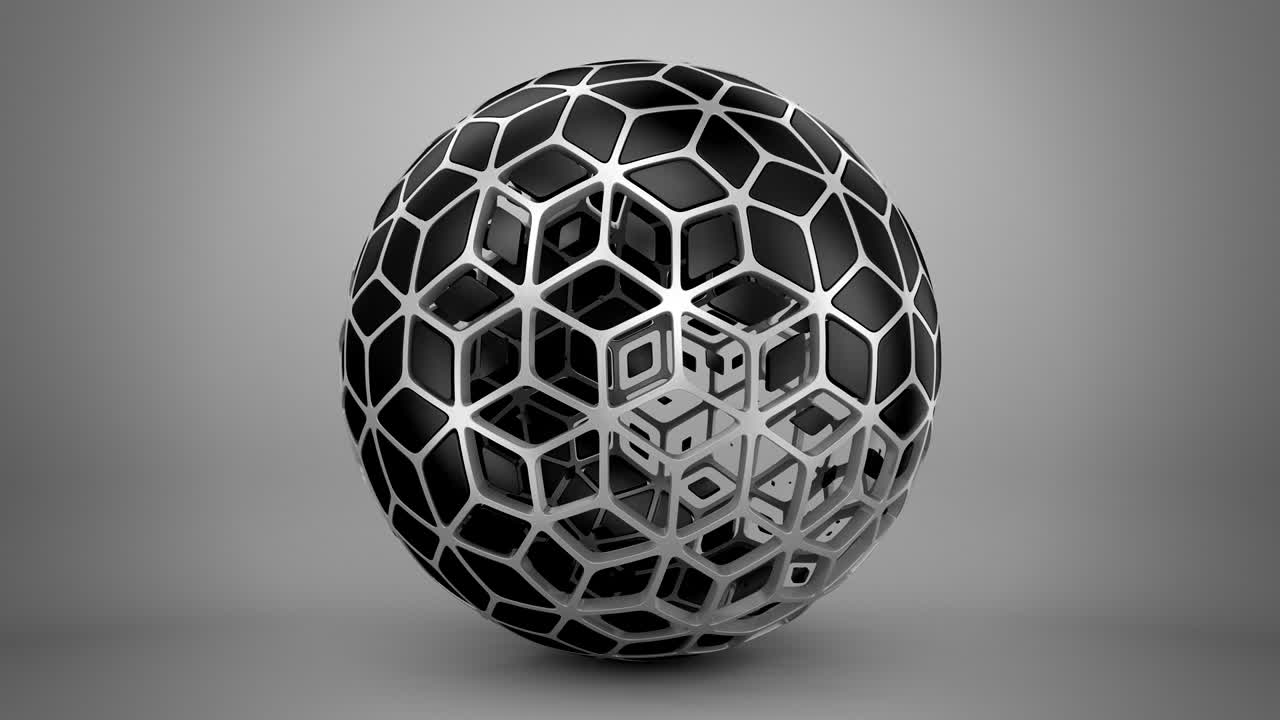 애니메이션 된 기하학적 모양