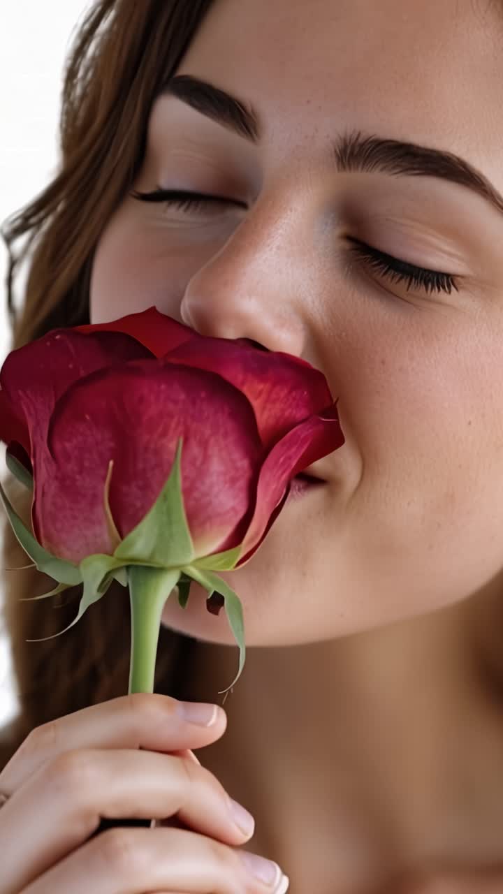 Sorrisi Accattivanti: Un Incontro Ravvicinato con una Giovane Donna Radiosa Che Mostra Bellezza Naturale e Gioia in Due Incantevoli Scatti