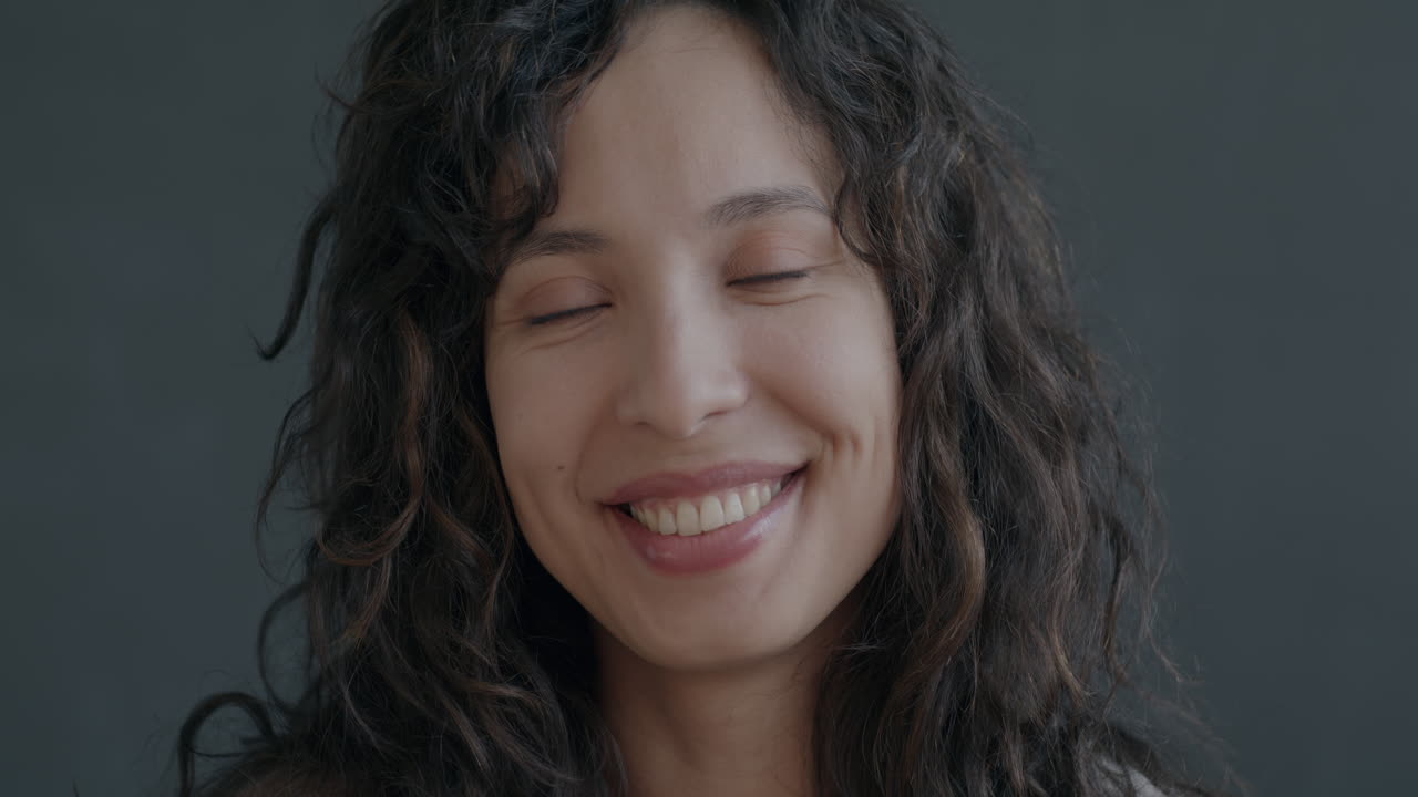 retrato de mujer sonriente