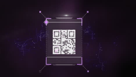 Fingerprint scanner against blue background