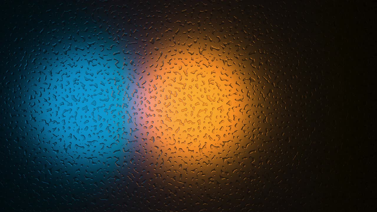 gradualmente las luces detrás del vidrio, renderización 3d.