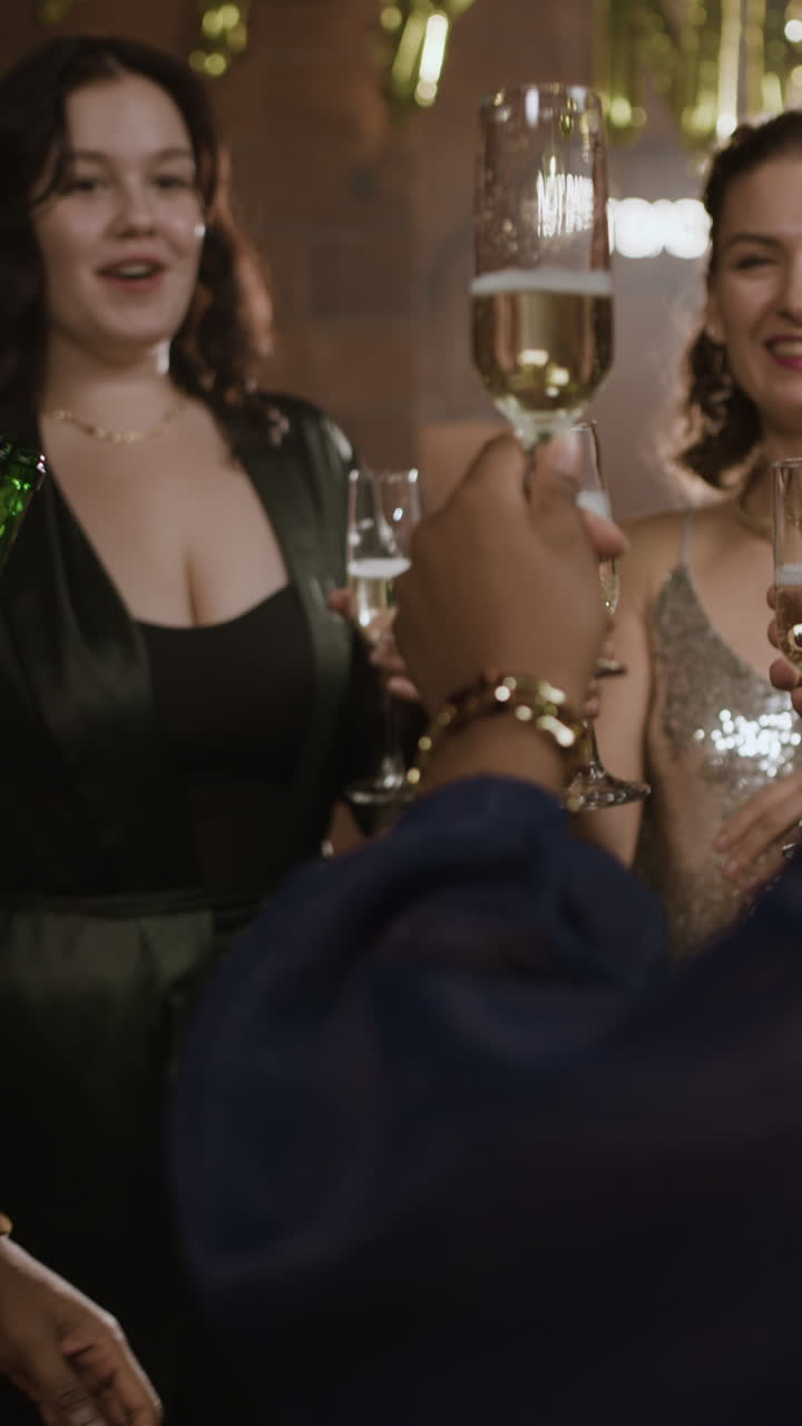Champagne Toast at a Celebration