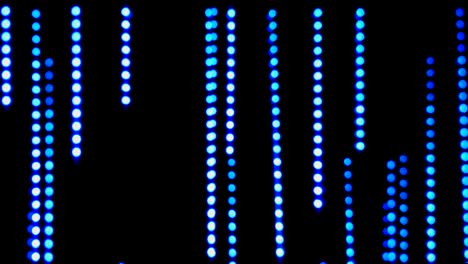 light pulses and glows.