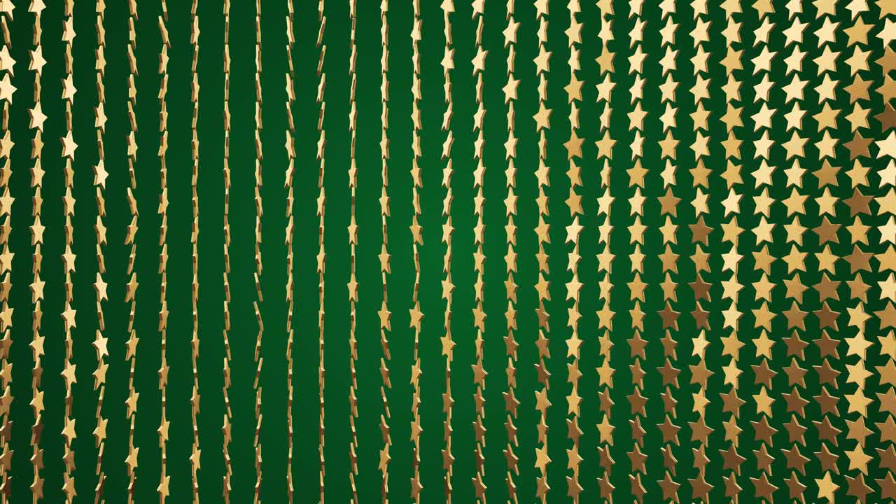 4k рождественские сверкающие золотые звезды движущийся фон, рождественский фон золотые частицы блеск гламур