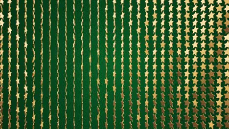 4k navidad brillantes estrellas de oro movimiento de fondo, fondo de navidad partículas de oro brillo glamour