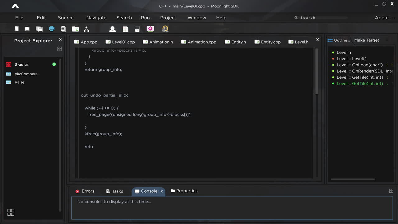 C++ Code Development in Moonlight SDK