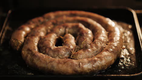 asado de salchichas caseras en el horno 03