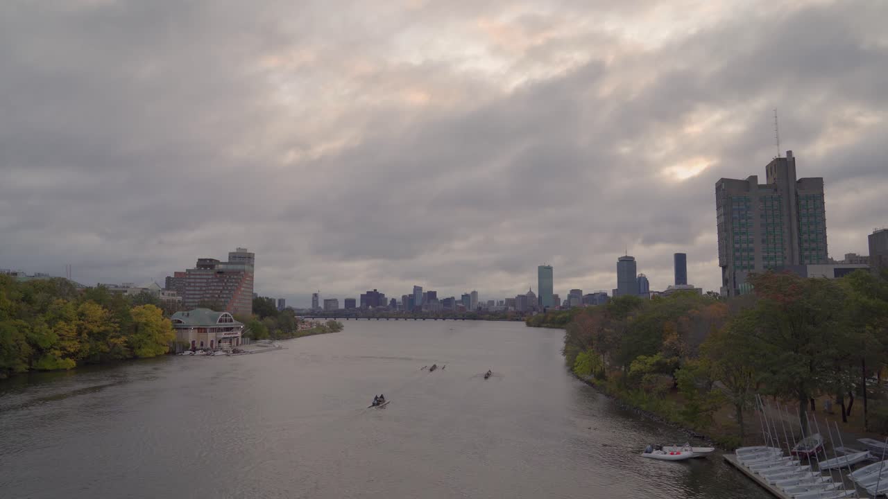 Timelapse of the Charles river.