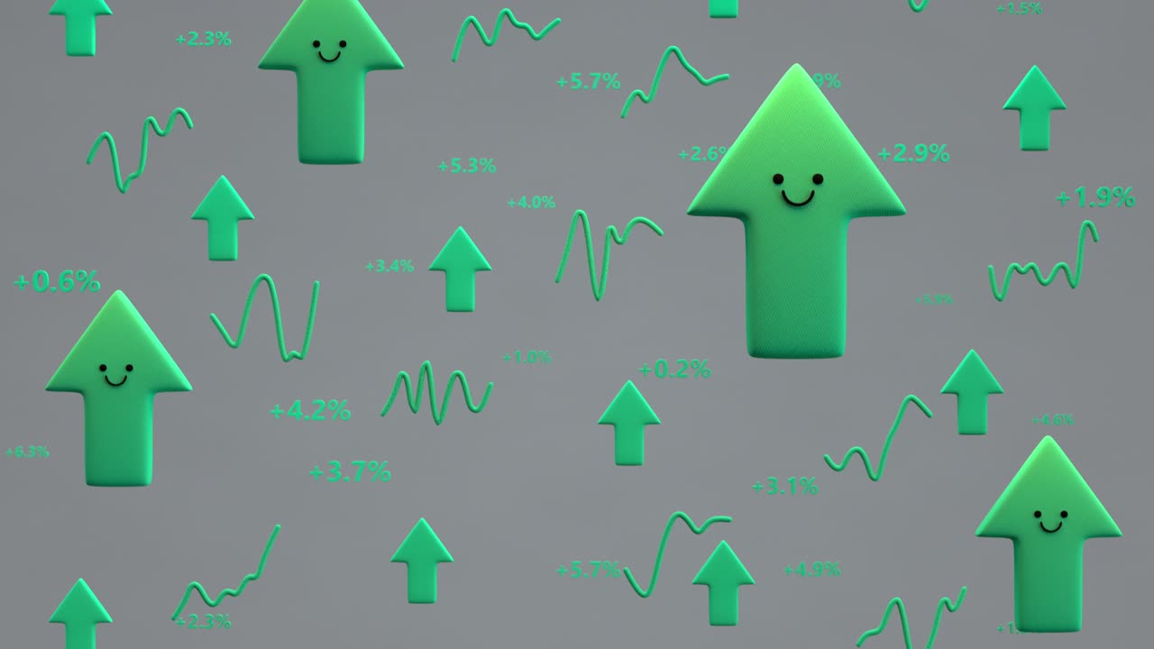 만화 캐릭터: 게렌 화살표, 시엄리스 루프, 3d 렌더링 애니메이션