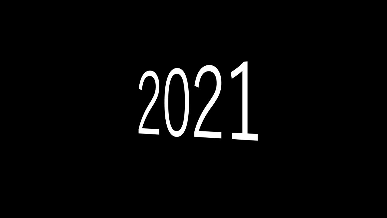 2021 animación de texto gráficos de movimiento