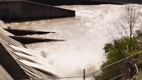 Floodgates-opened-on-lake-dam