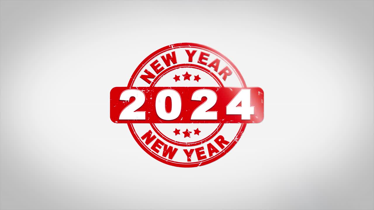 New Year 2024 Stamp Design